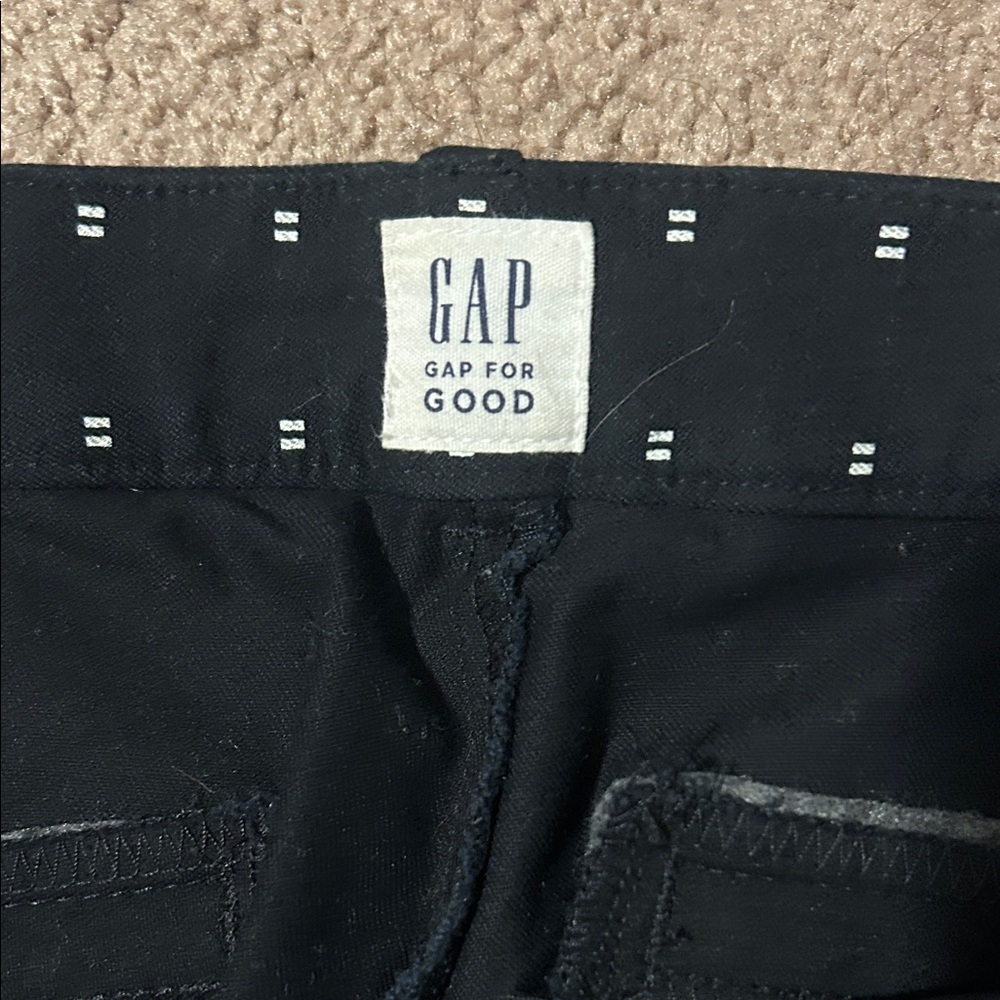 Black signature skinny ankle pants with pattern - Picture 3 of 9